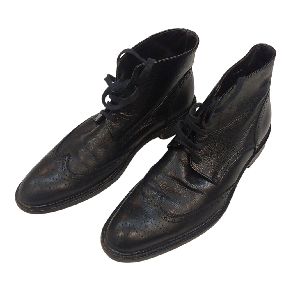 XTo Boot New York Adam Derrick Lace Up Leather Shoes Size 9